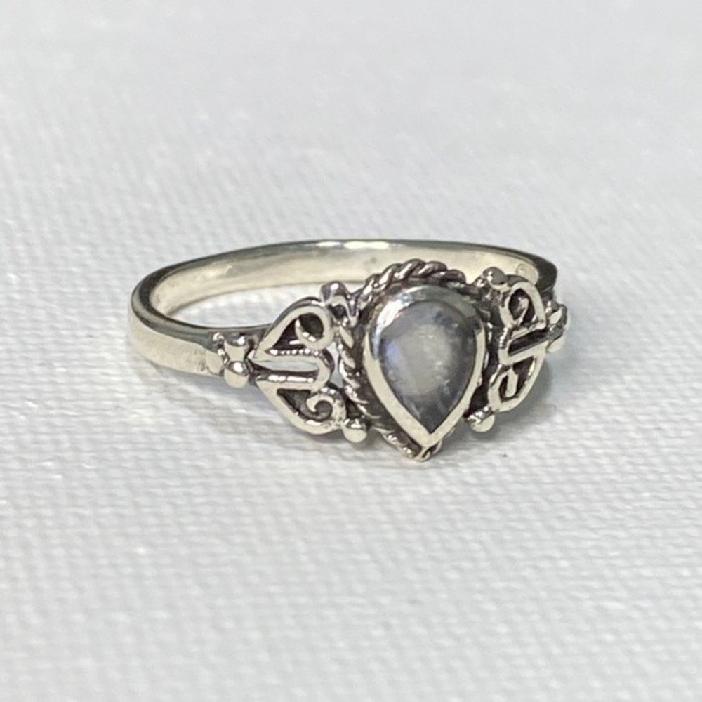 Sterling Silver Genuine Gemstone Ring Size 7.25 NWOT - Picture 2 of 6